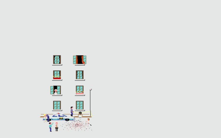 suicide, Pixel, Art HD Wallpaper Desktop Background