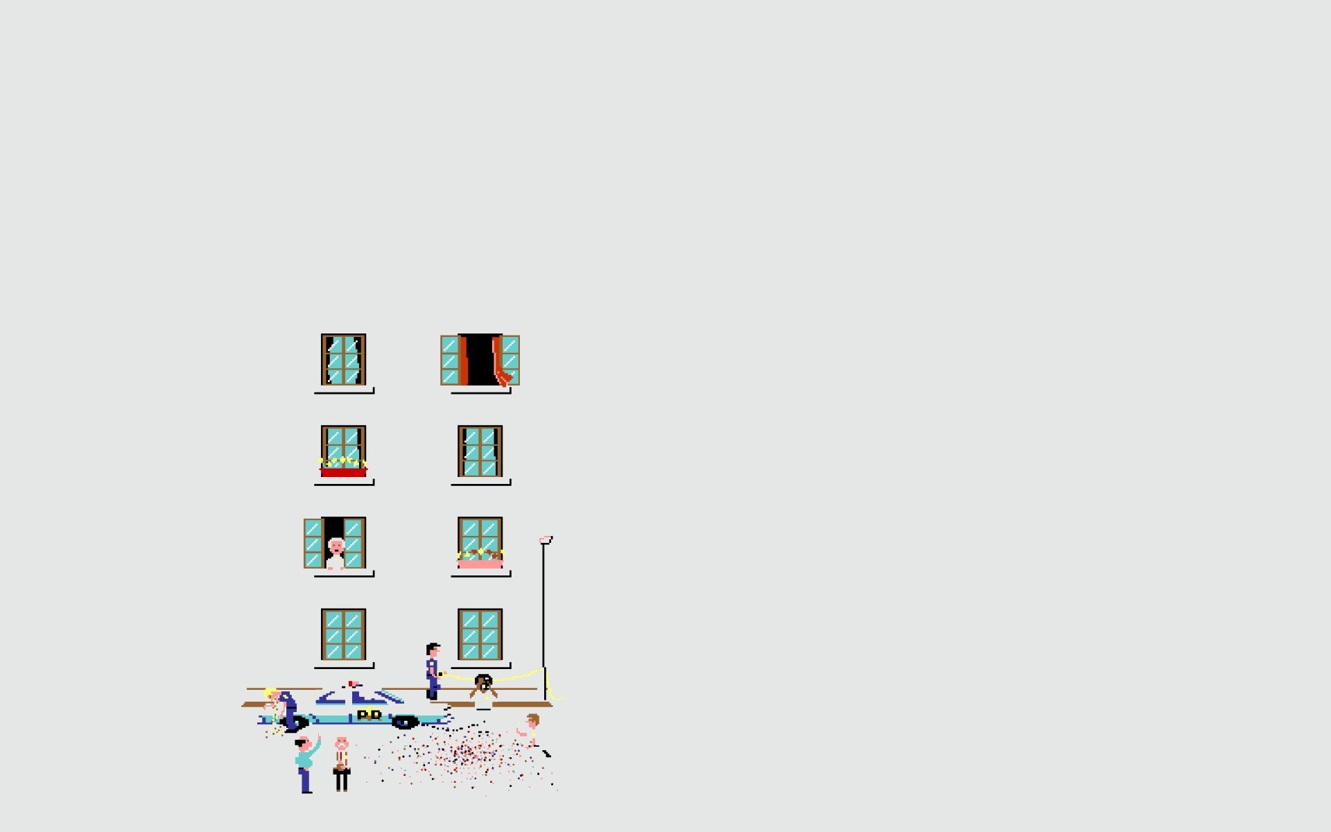 suicide, Pixel, Art Wallpaper