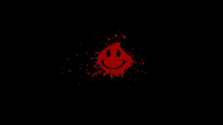watchmen, Smiley, Smiley, Face, Splatters HD Wallpaper Desktop Background