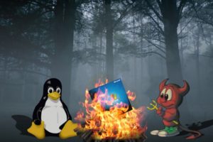 linux, Funny, Windows, Xp, Freebsd, Camp, Fire, Burning