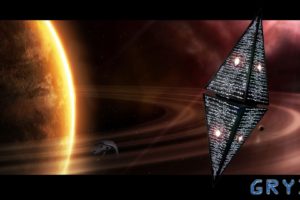 science, Outer, Space, Fiction, Station, Ships, Spaceships, Digital, Art, Science, Fiction, Pyramids, Photo, Manipulation, 3ds, Max, Gryda