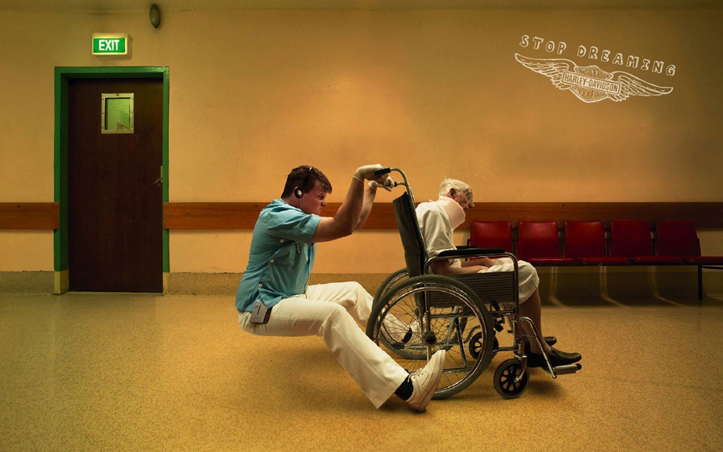 funny, Wheelchair, Dreaming Wallpapers HD / Desktop and Mobile Backgrounds