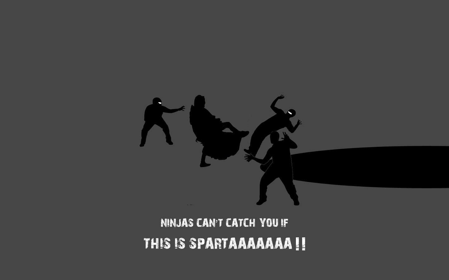 sparta, Ninjas, Cant, Catch, You, If Wallpaper