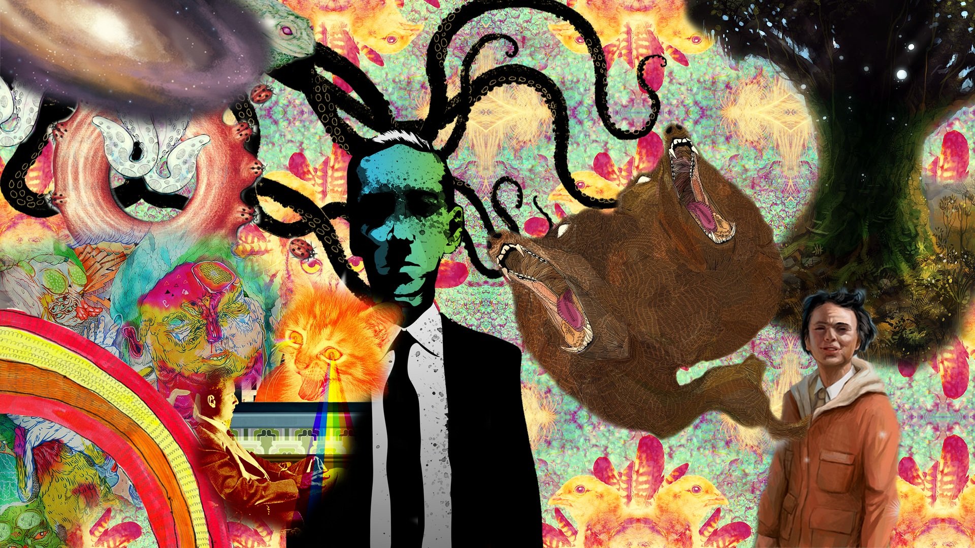 carl, Sagan, Hp, Lovecraft Wallpaper