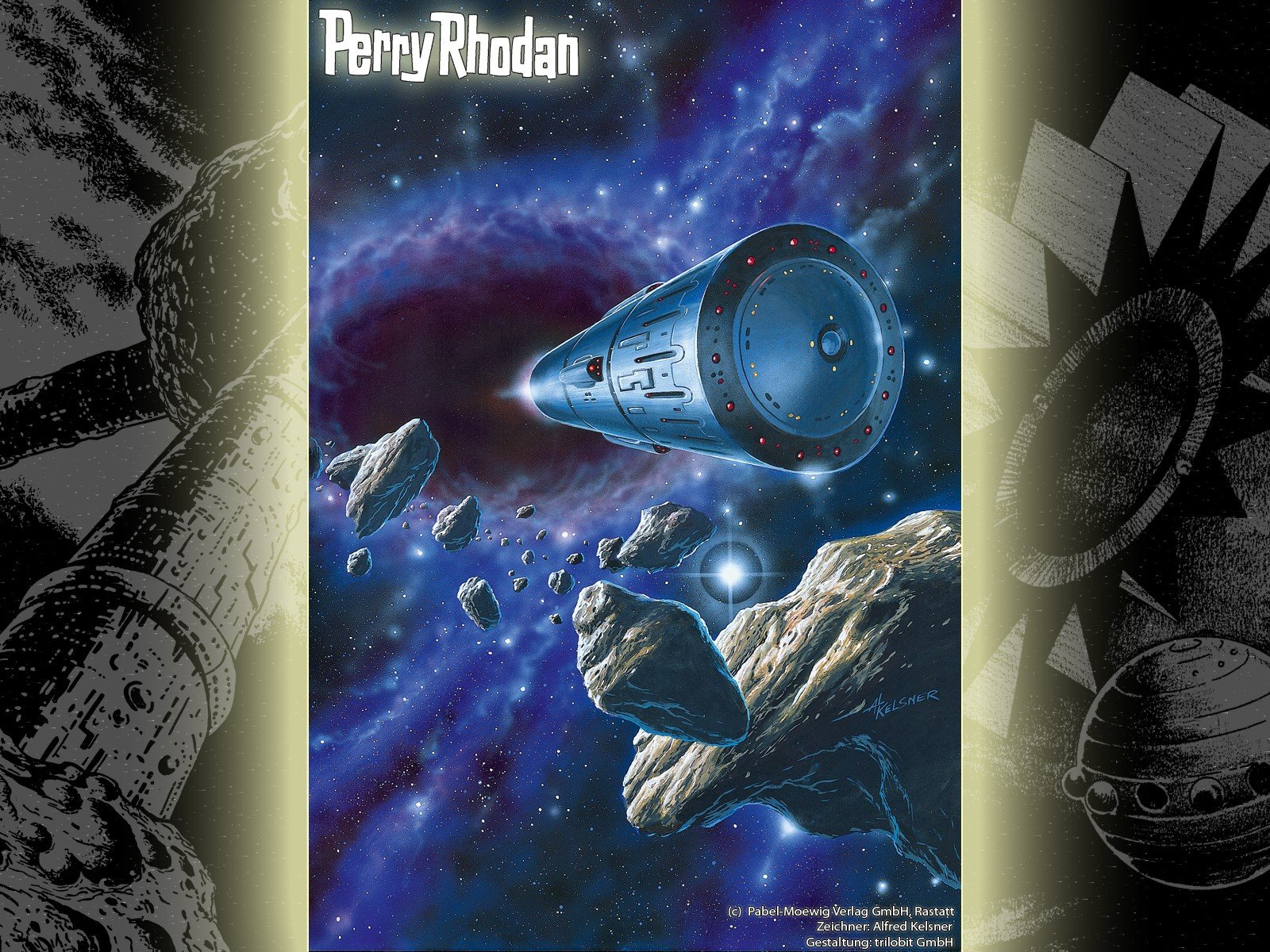 magazines, Spaceships, Perry, Rhodan, Science, Fiction, Magazine, Covers Wallpaper