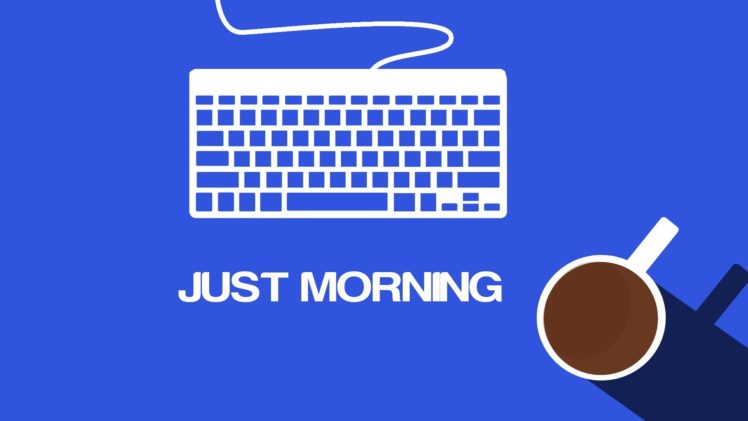 minimalistic, Coffee, Keyboards, Morning, Blue, Background HD Wallpaper Desktop Background