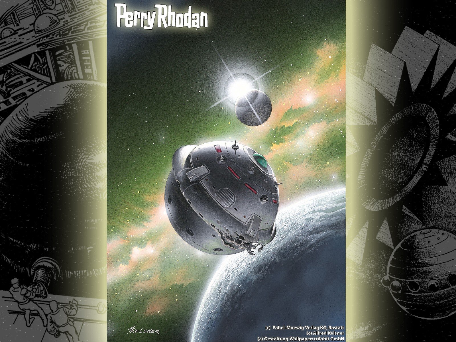 magazines, Spaceships, Perry, Rhodan, Science, Fiction, Magazine, Covers Wallpaper