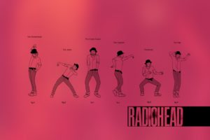 funny, Radiohead, Drawings, Dancing, Diagram, Pink, Background