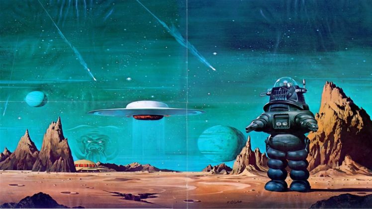 science, Fiction, Artwork, Forbidden, Planet HD Wallpaper Desktop Background
