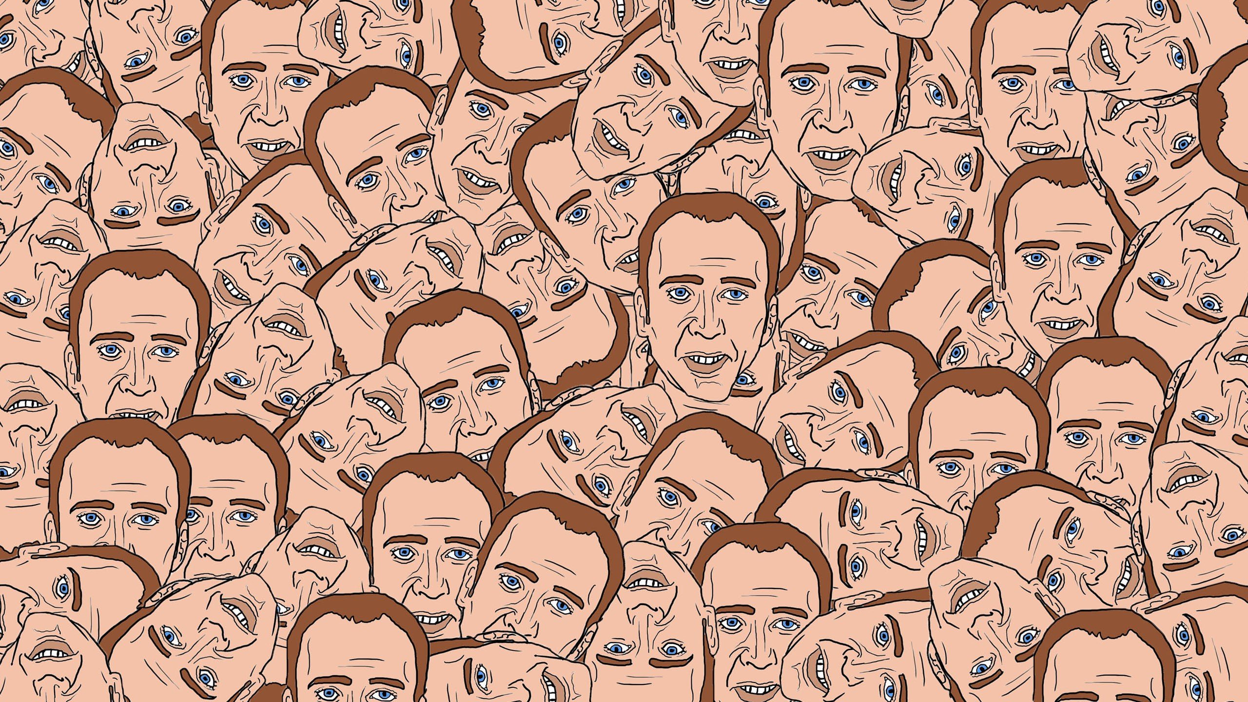 creepy, Wtf, Funny, Head, Disturbing, Nicolas, Cage Wallpaper