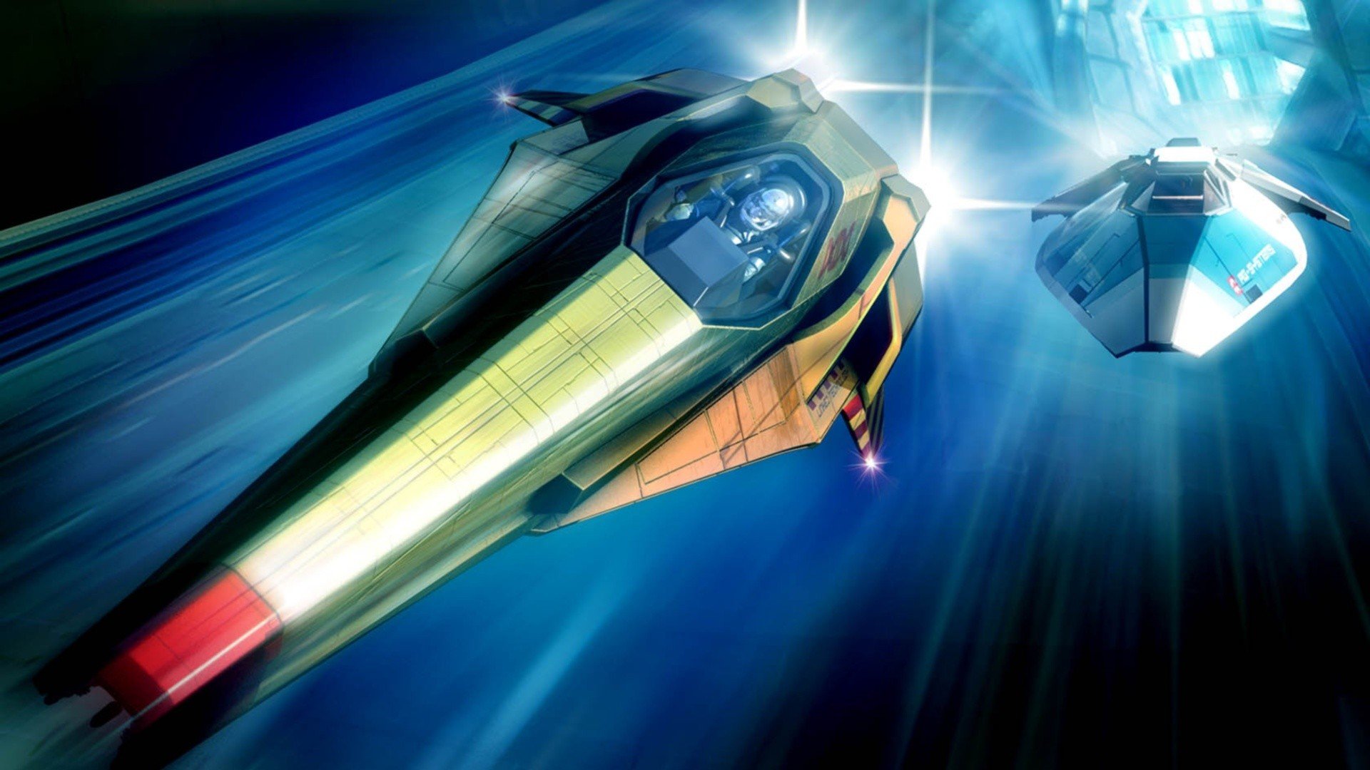 outer, Space, Wipeout, Spaceships, Speed Wallpaper