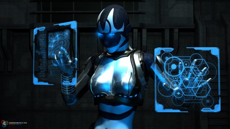 graphics, Fantasy, Robot, Cyborg HD Wallpaper Desktop Background