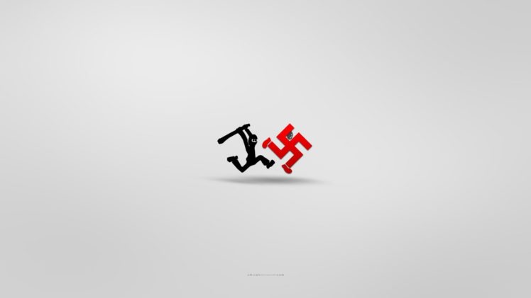 minimalistic, Ninjas, Funny, Swastika HD Wallpaper Desktop Background
