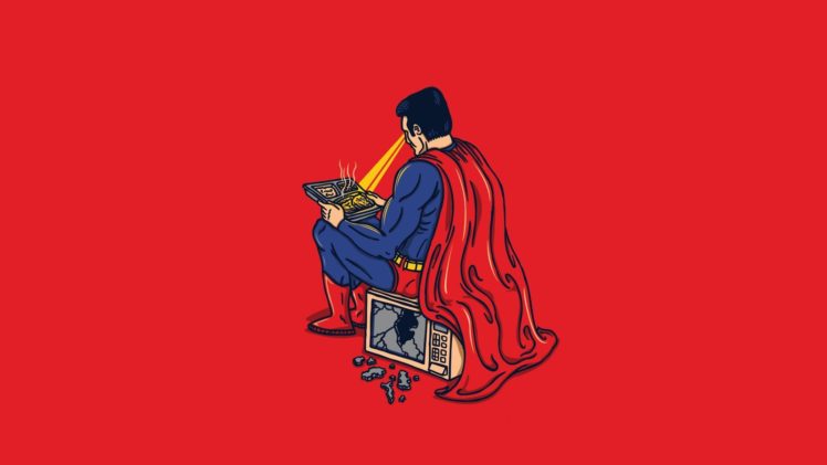 minimalistic, Superman, Funny HD Wallpaper Desktop Background