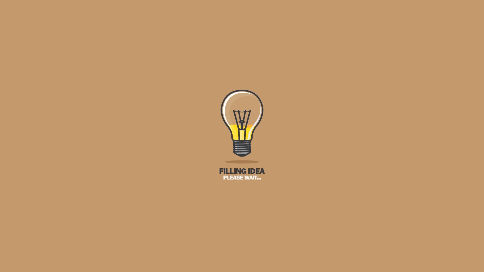 lightbulb, Idea Wallpaper