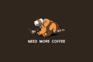 squirrel, Coffee, Minimalism