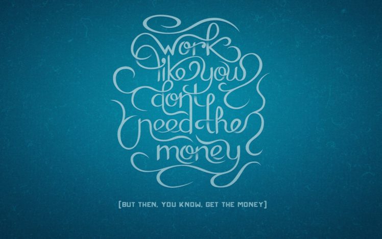 work, Money, Blue HD Wallpaper Desktop Background