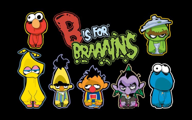 sesame, Street, Family, Muppets, Children, Puppet, Comedy, Zombie HD Wallpaper Desktop Background