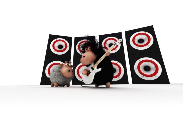 owdlarrd, Funny, Sheep, Cartoon, Sheep HD Wallpaper Desktop Background