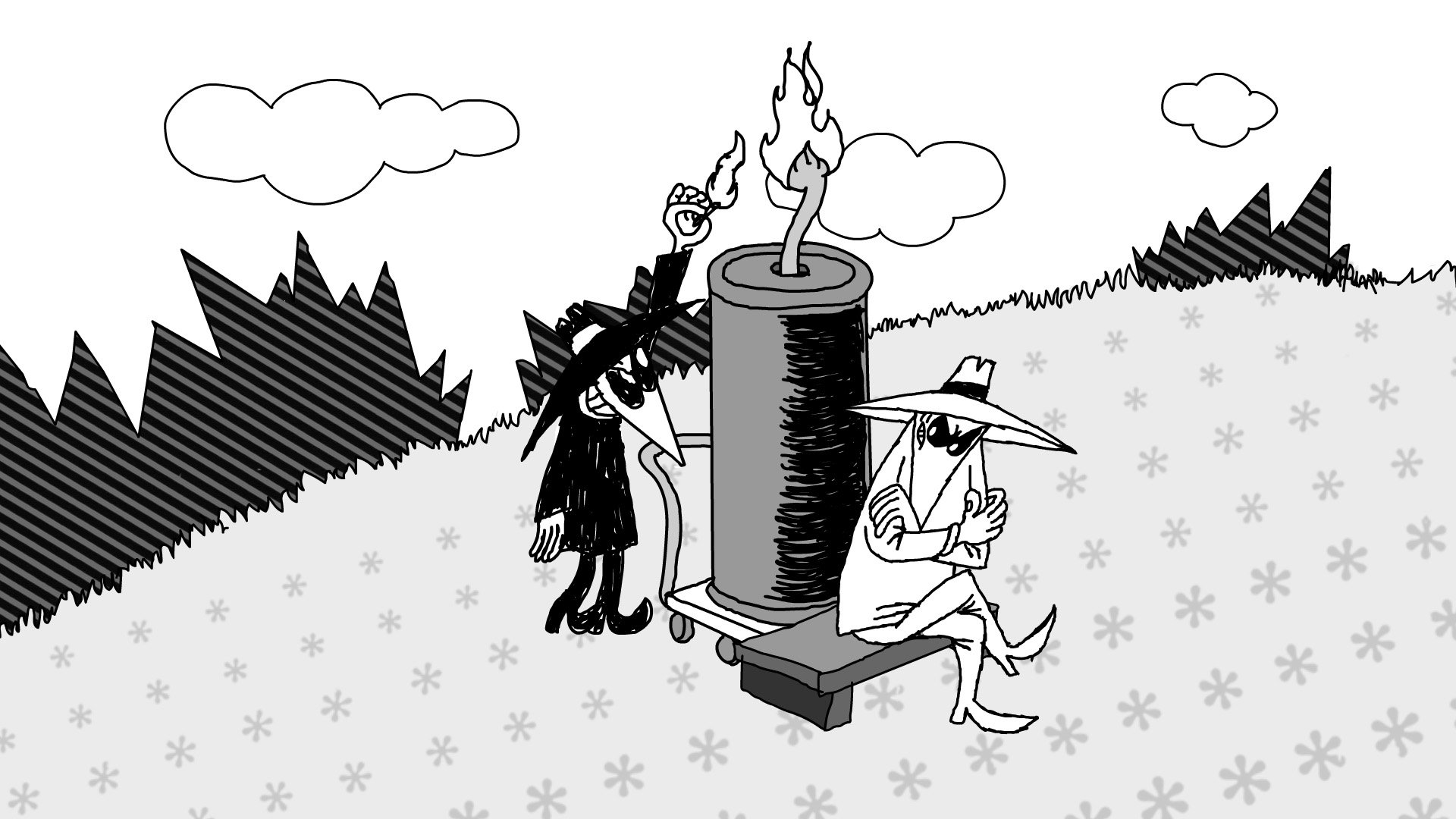 spy vs spy, Mad, Sadic, Comics, Crime, Spy Wallpaper
