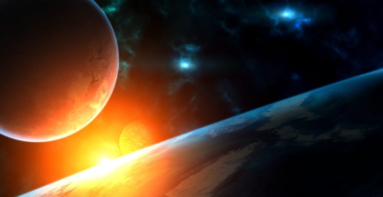 planets, Surface, Of, Planet, Space, Sci fi HD Wallpaper Desktop Background
