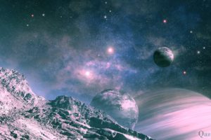 outer, Space, Planets, Digital, Art, Science, Fiction