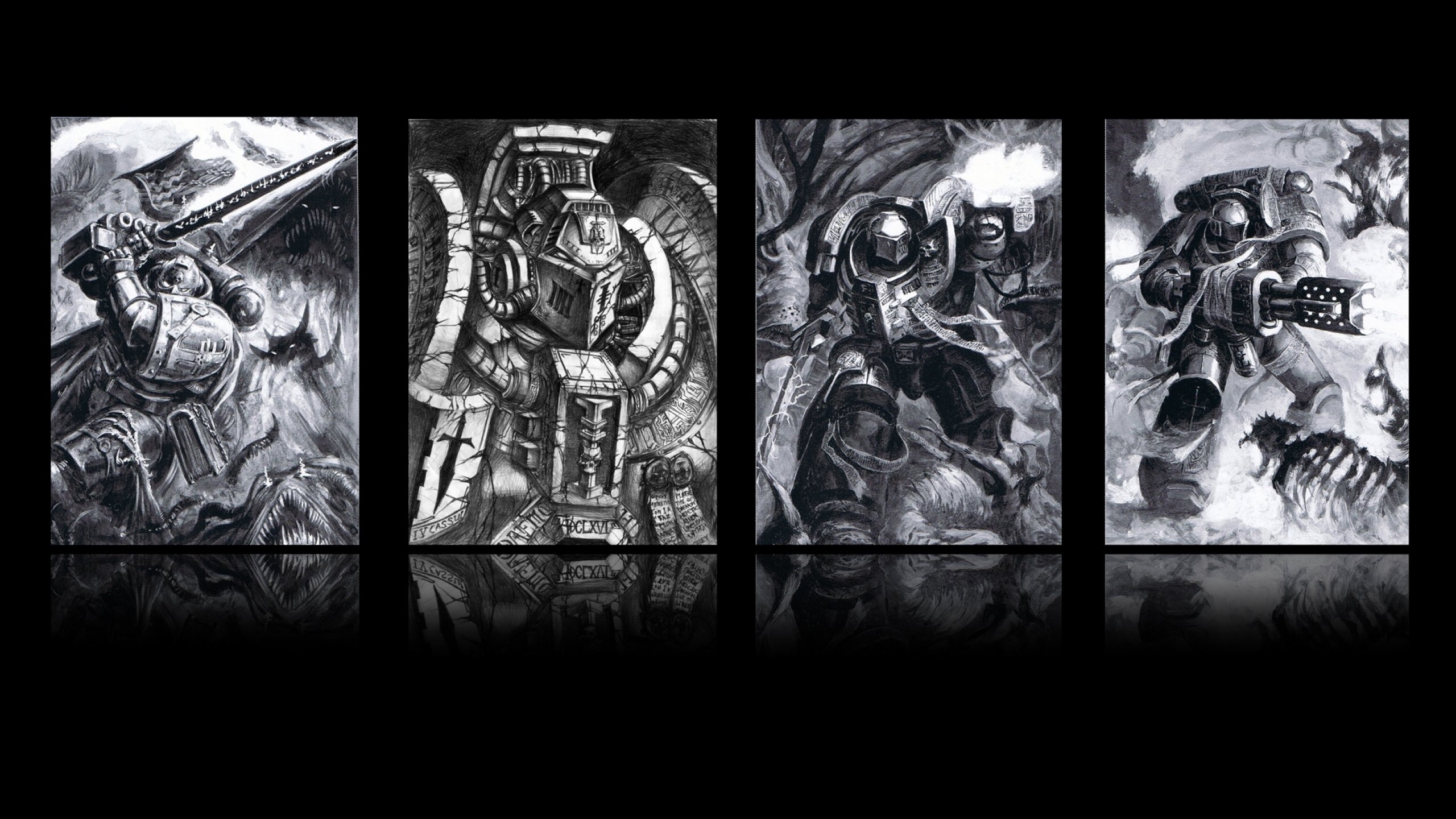 Warhammer обои на телефон. Вархаммер 40000 серые Рыцари. Вархаммер 40к серые Рыцари. Вархаммер 1920 1080. Вархаммер 40к инквизиция