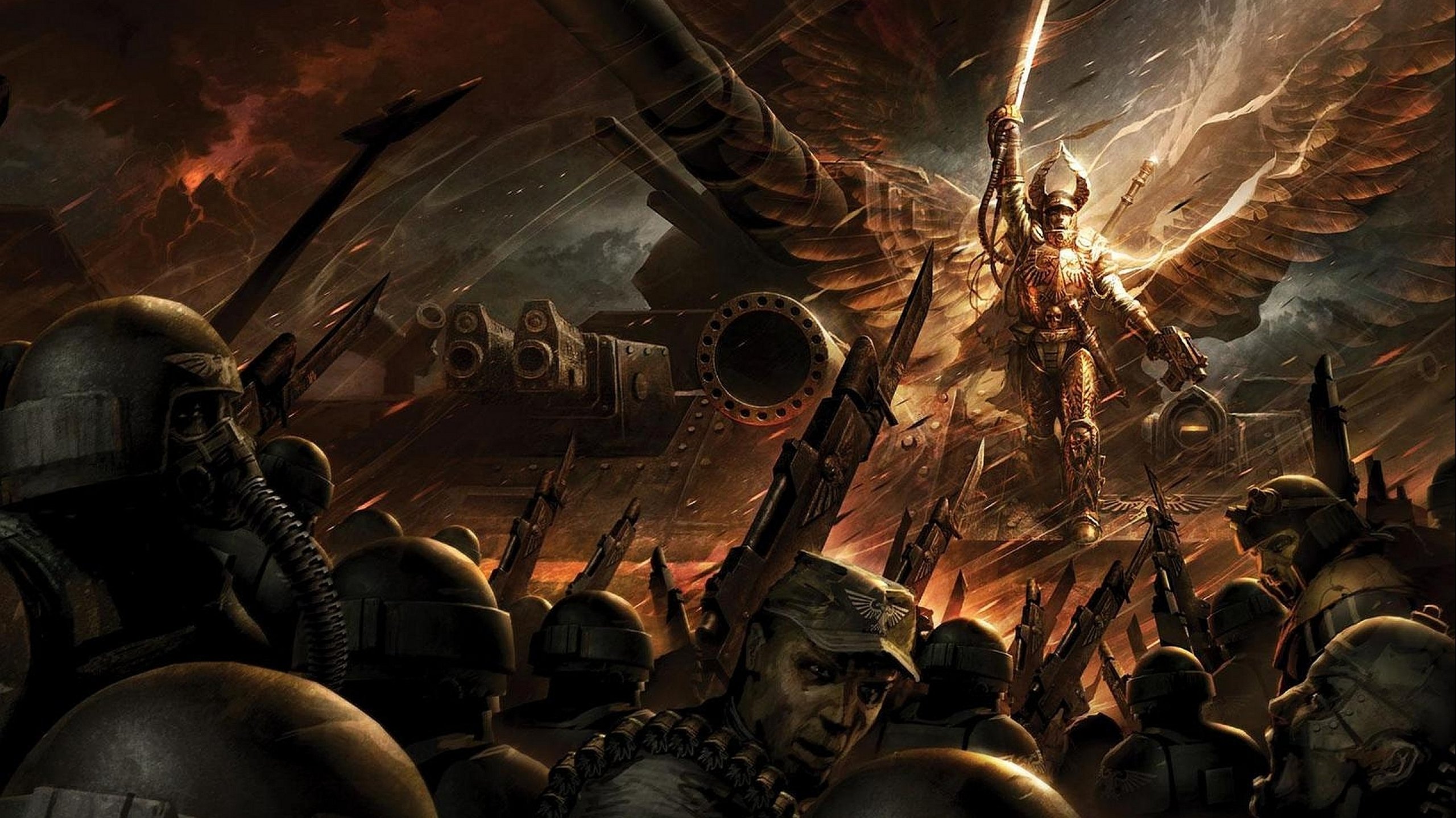 warhammer, Sci fi, Fighting, Shooter, Action, Futuristic, Warrior, 40k Wallpaper