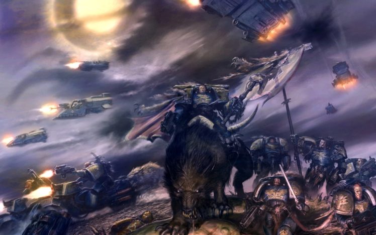 warhammer, Sci fi, Fighting, Shooter, Action, Futuristic, Warrior, 40k HD Wallpaper Desktop Background