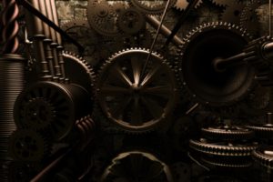 steampunk, Mechanical, Gears
