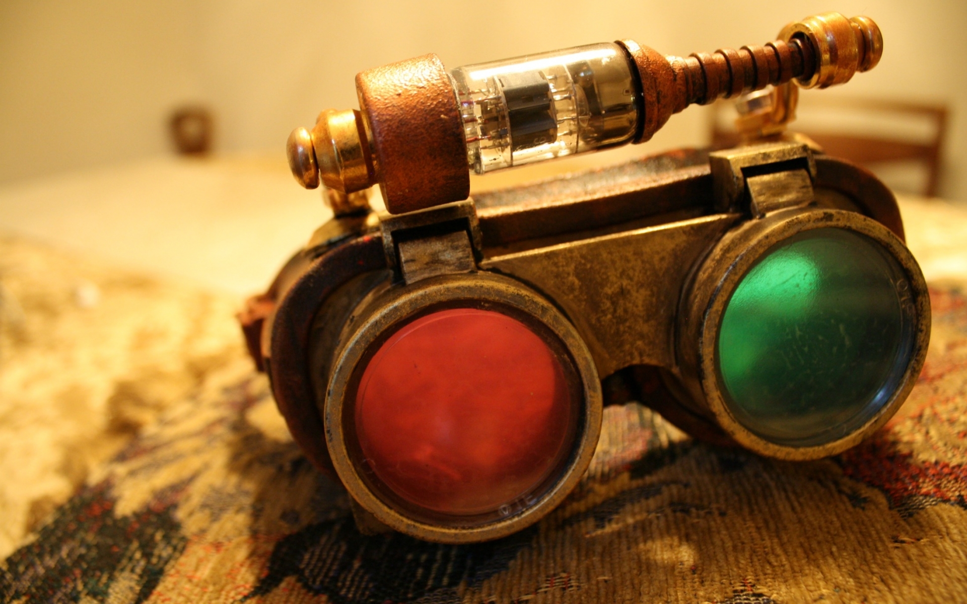 steampunk, Mechanical, Goggles, Lens Wallpaper