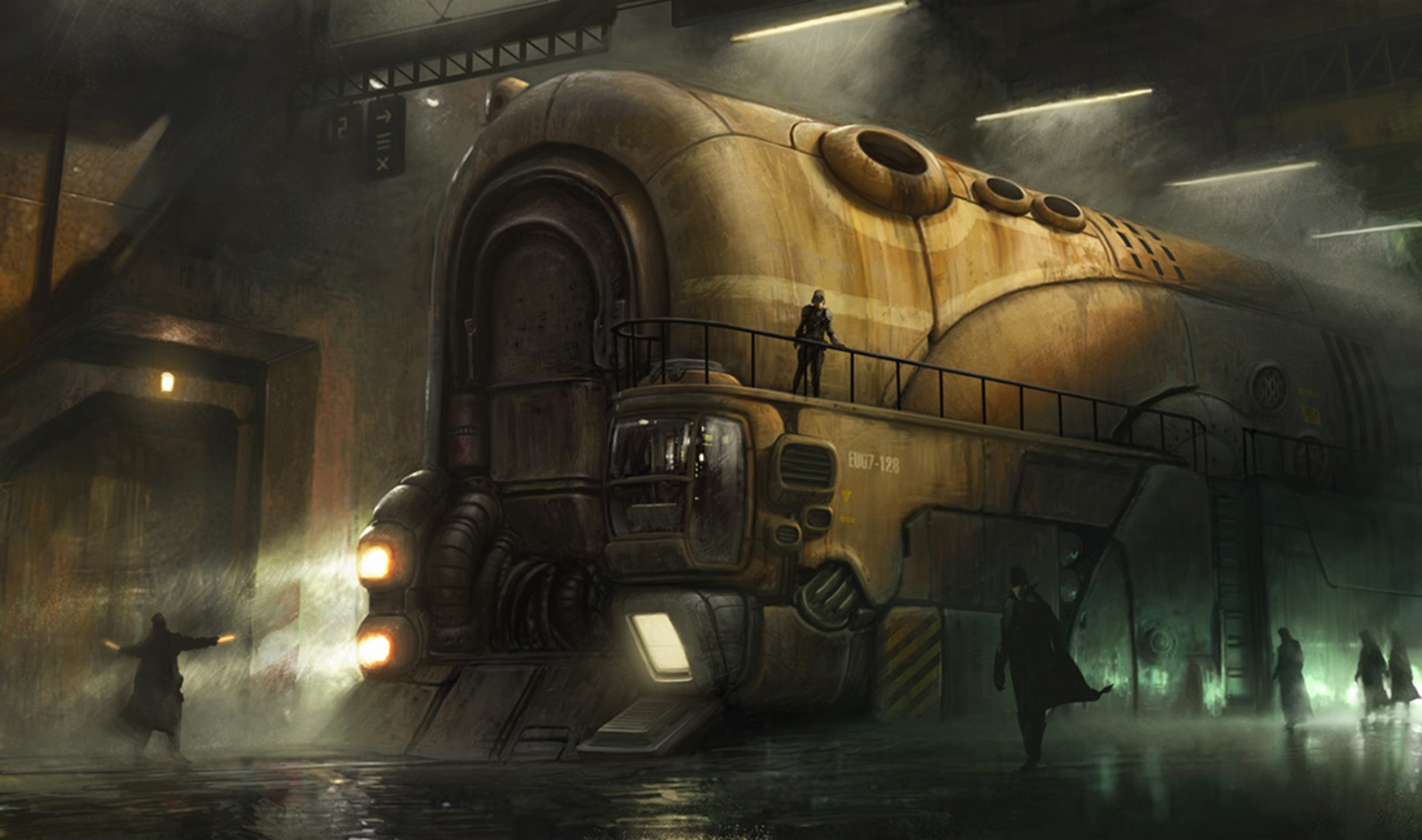 steampunk, Mechanical, Trains Wallpaper
