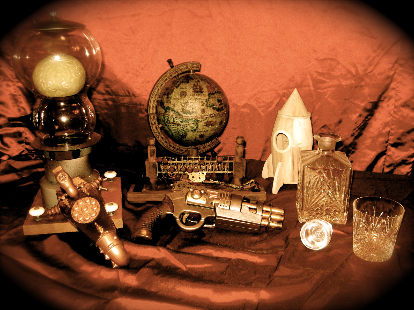 steampunk, Mechanical, Weapons, Guns Wallpaper