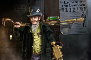 steampunk, Mechanical, Weapons, Guns