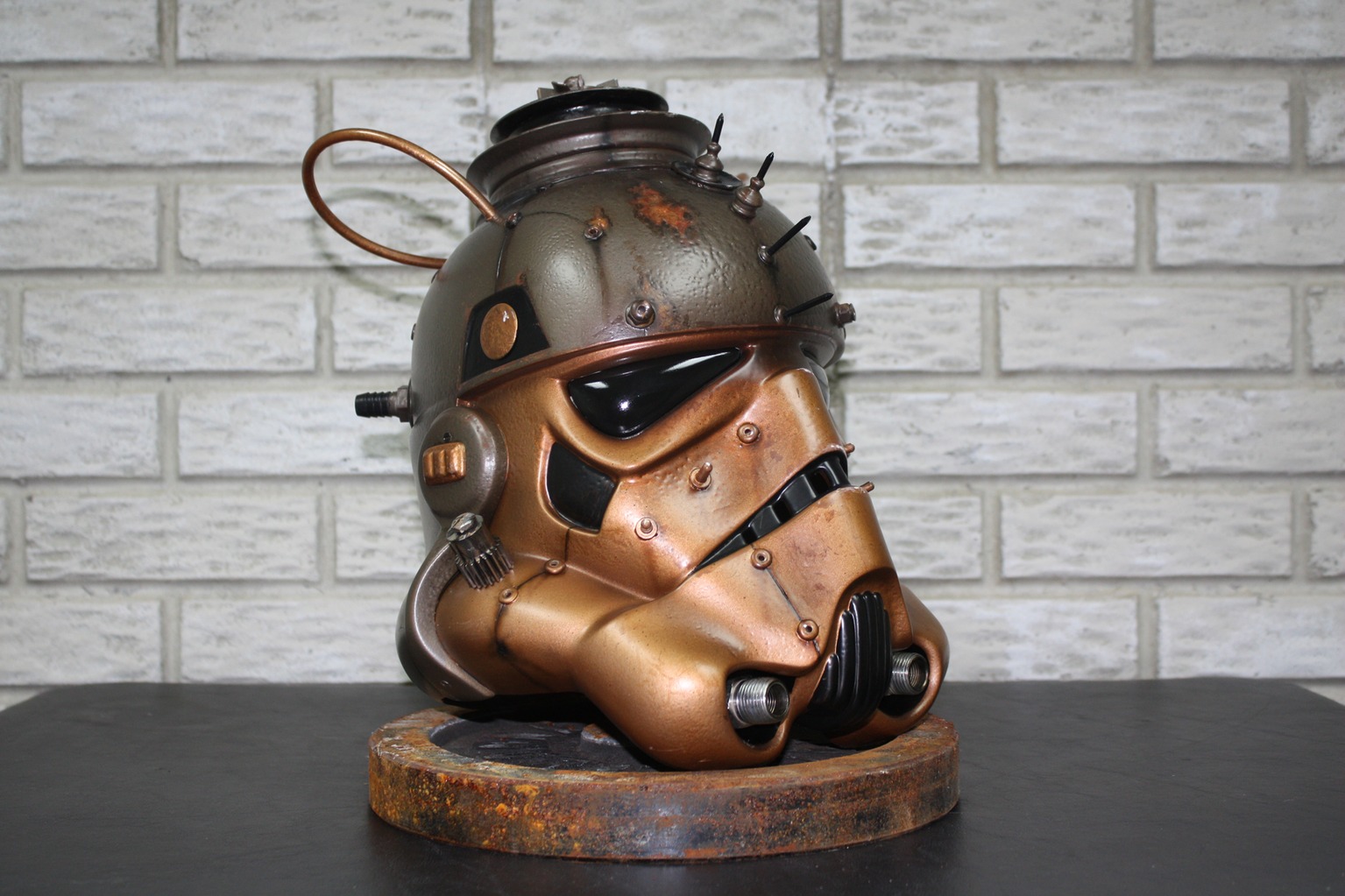 steampunk, Star, Wars, Helmet, Stormtrooper Wallpaper