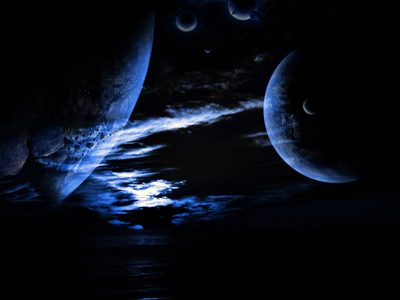 sci fi, Space, Planet, Moon Wallpaper