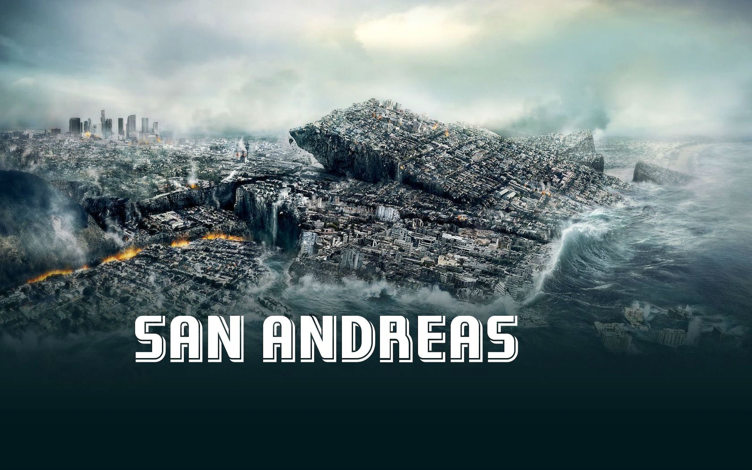 san, Andreas, Action, Earthquake, Disaster, Apocalyptic, Adventure, Rock, 1sana, Sci fi, Poster Wallpaper