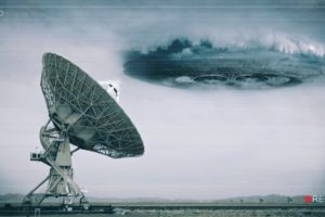 ufo, Aliens, Dish, Radar, Clouds, Disk, Plane, Space, Strange, Landscapes, Earth, Fake