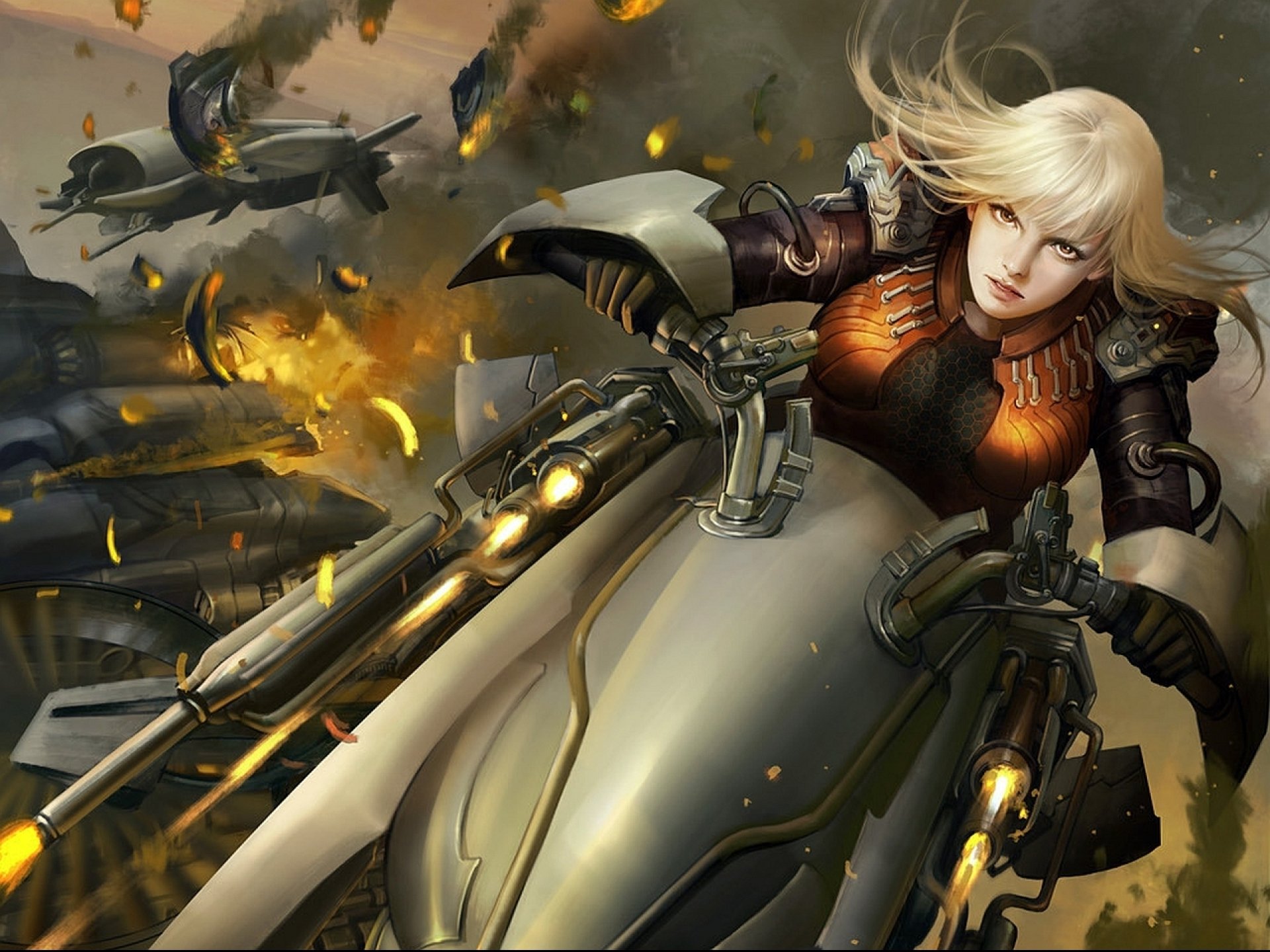 sci fi, Women, Warrior, Woman, Girl, Girls, Futuristic, Artwork Wallpaper