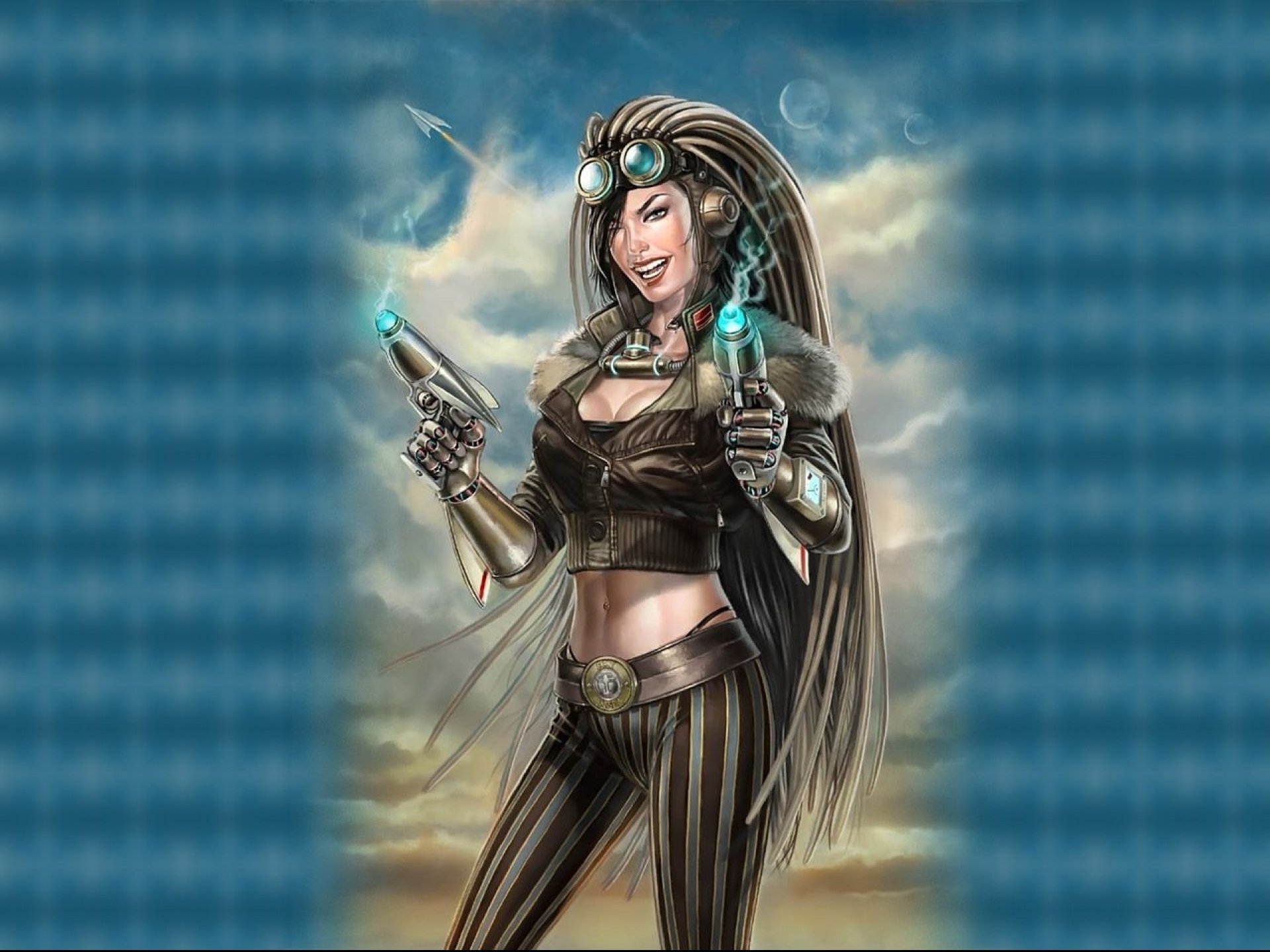 sci fi, Women, Warrior, Woman, Girl, Girls, Futuristic, Artwork Wallpaper