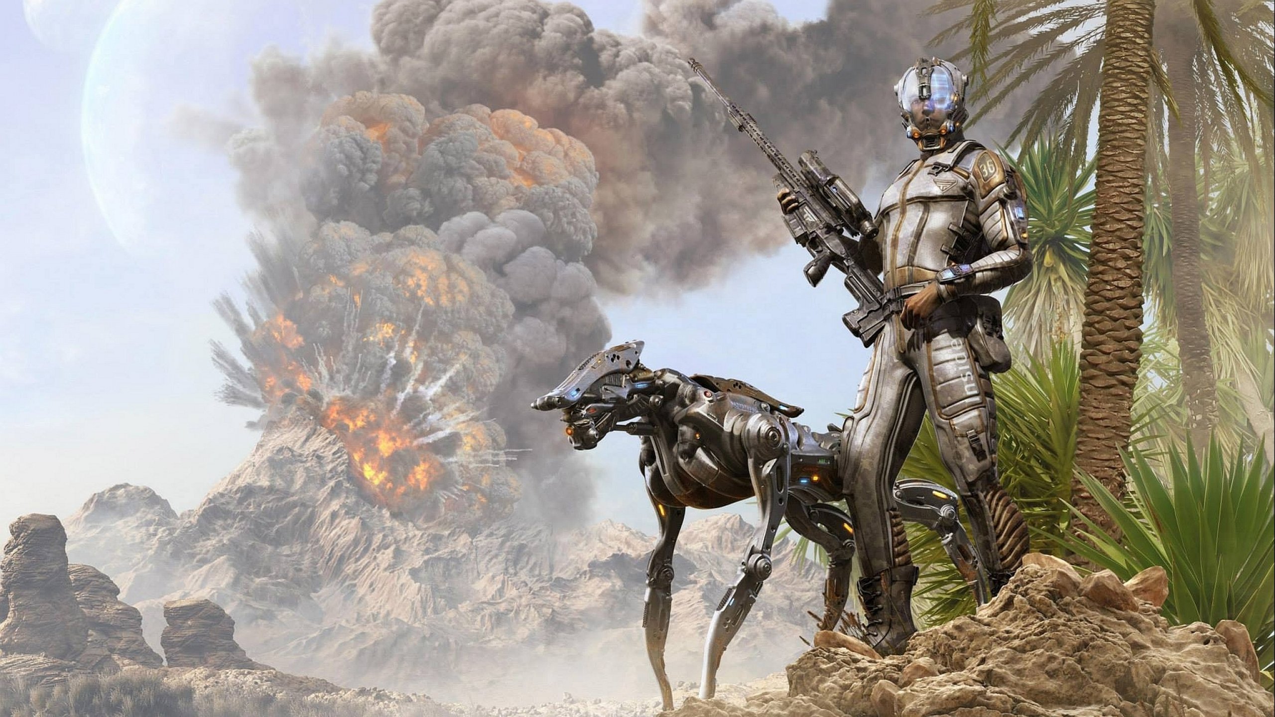 sci fi, Warrior, Futuristic, Art, Artwork Wallpaper