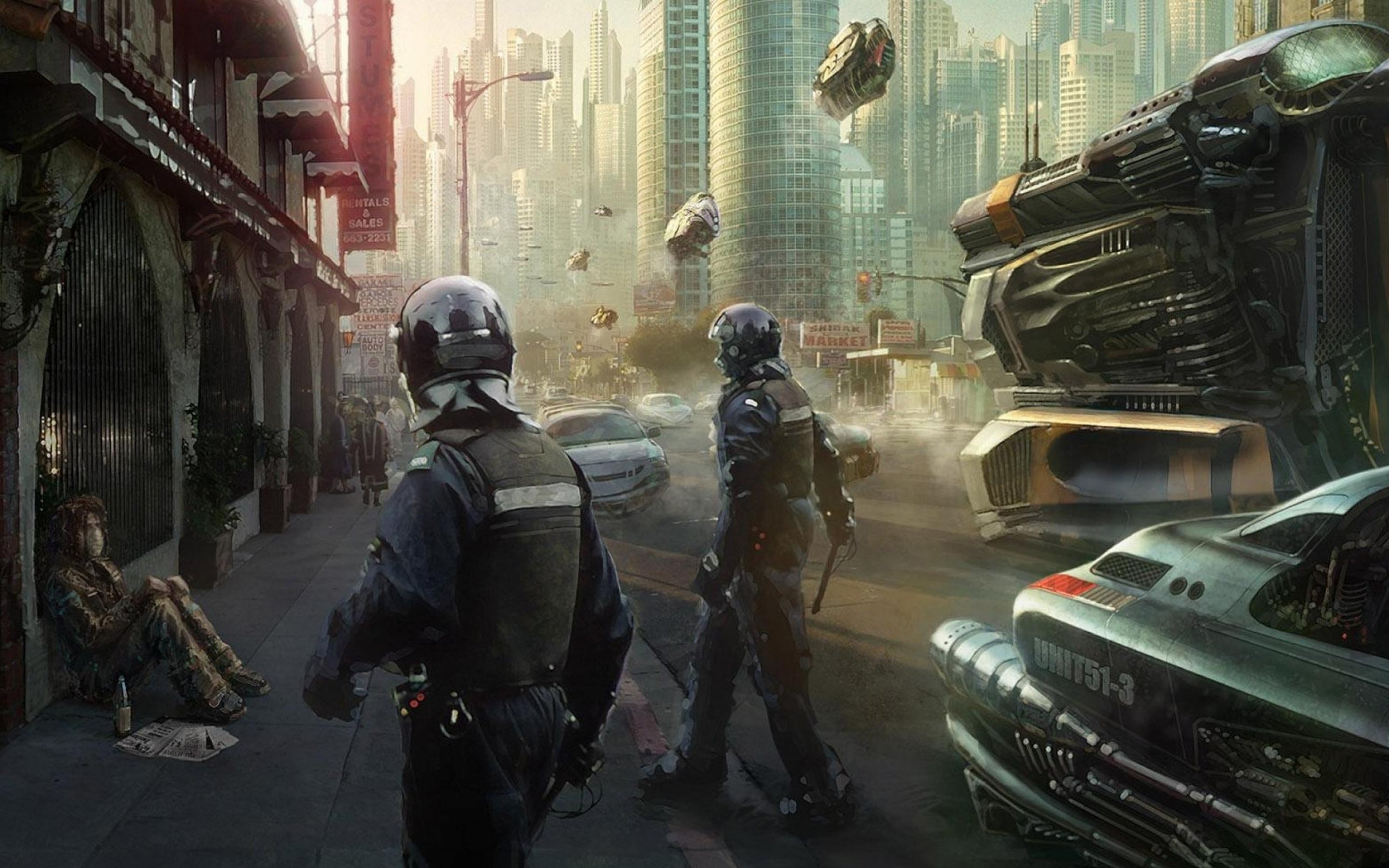 sci fi, City, Cities, Artwork, Art, Futuristic Wallpaper