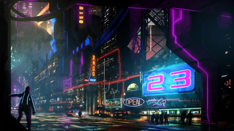 sci fi, City, Cities, Artwork, Art, Futuristic HD Wallpaper Desktop Background
