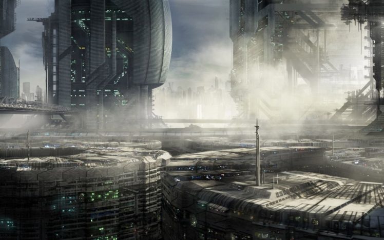 sci fi, City, Cities, Artwork, Art, Futuristic HD Wallpaper Desktop Background