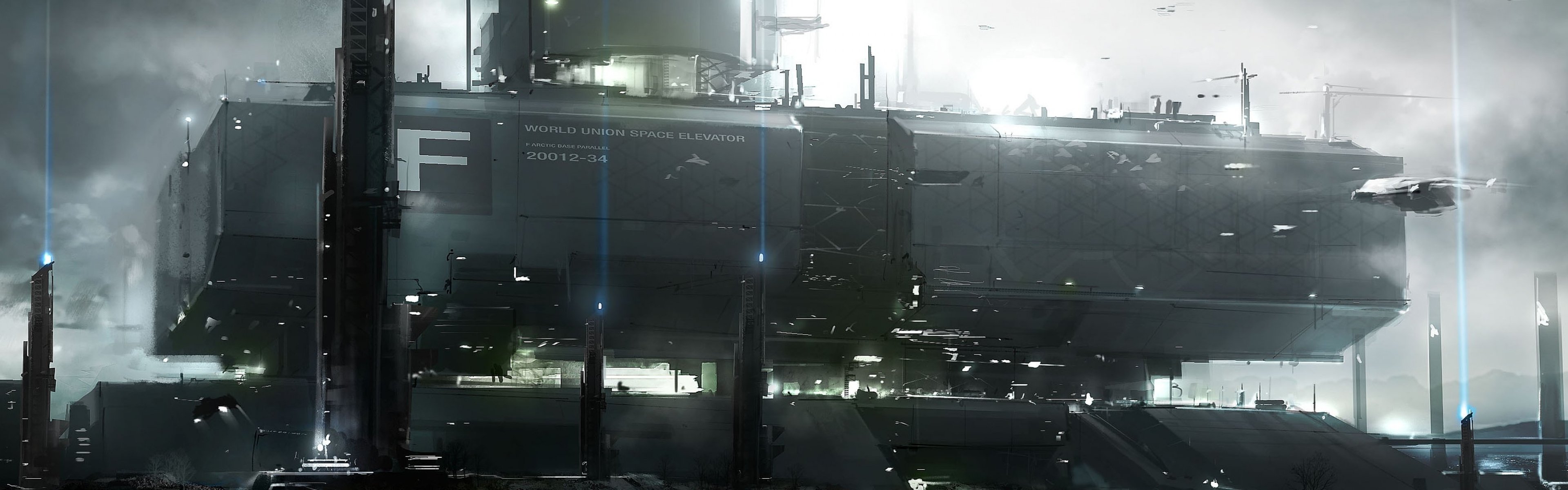 sci fi, Futuristic, City, Cities, Art, Artwork Wallpaper