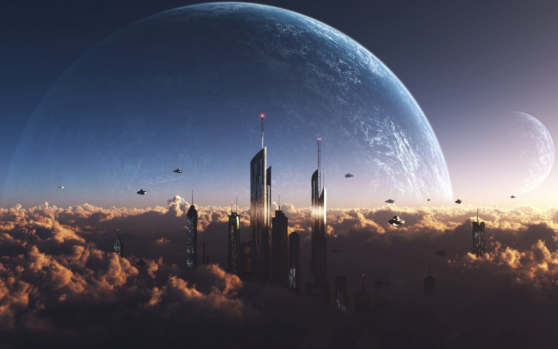 Sci Fi Futuristic City