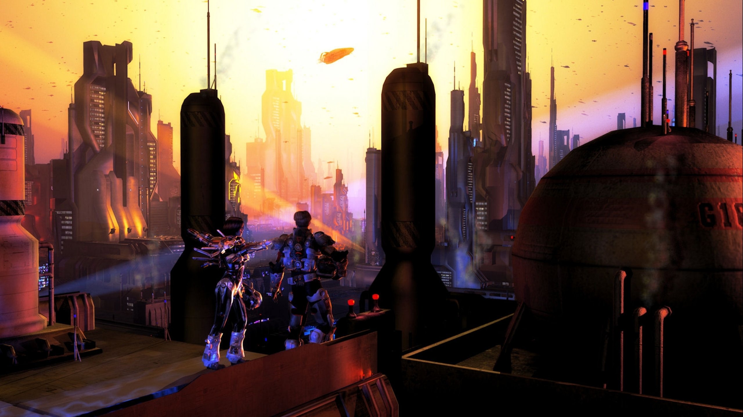 sci fi, Futuristic, City, Cities, Art, Artwork Wallpaper