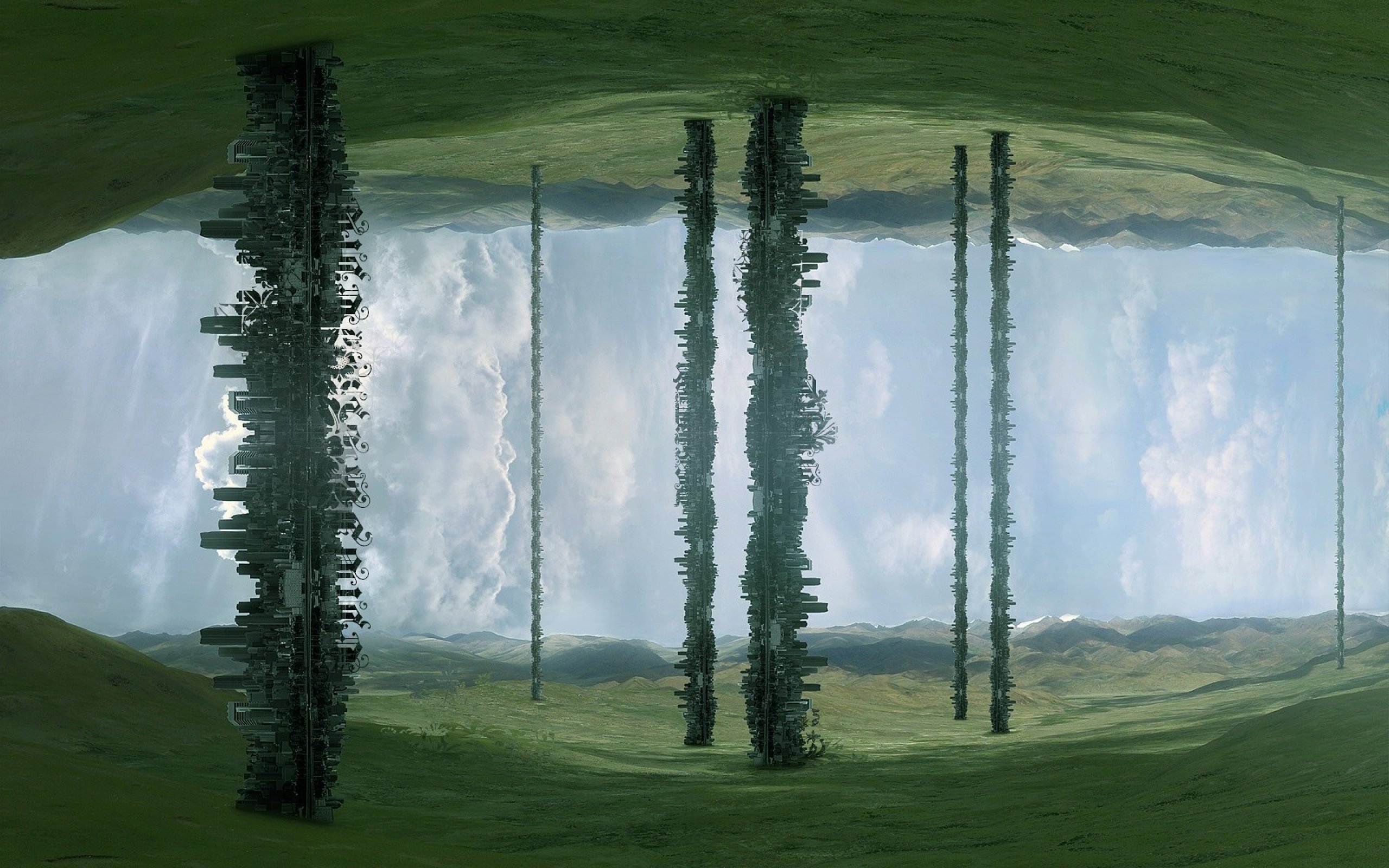 sci fi, Futuristic, City, Cities, Art, Artwork Wallpaper