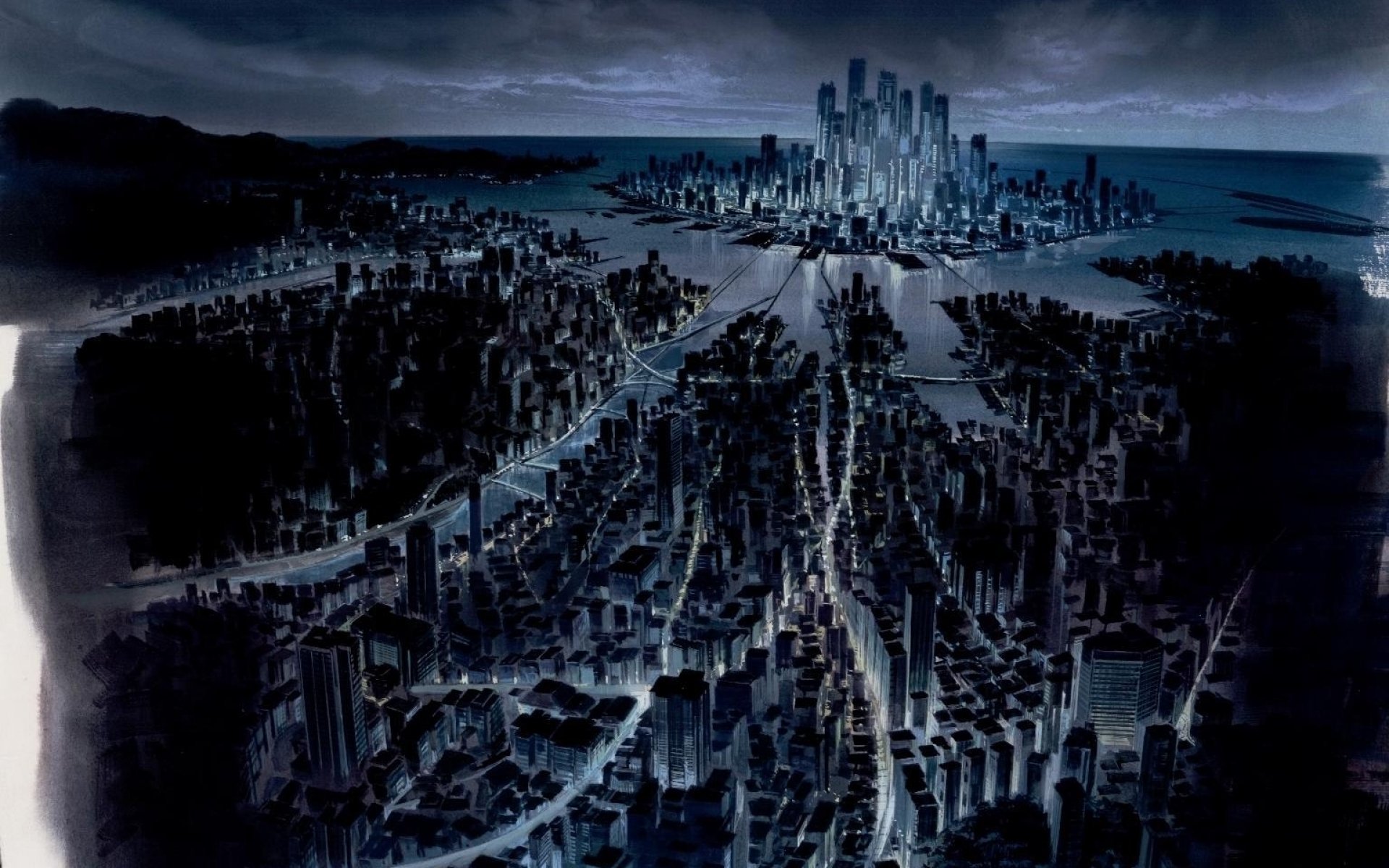 sci fi, Futuristic, City, Cities, Art, Artwork Wallpaper