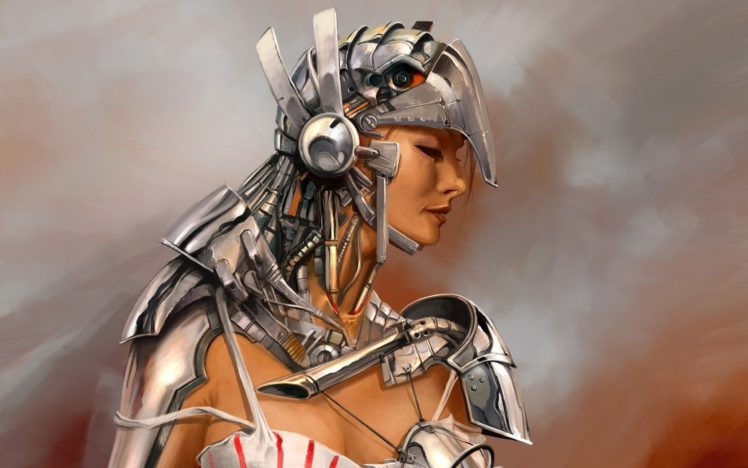 sci fi, Futuristic, Woman, Woman, Girl, Girls, Art, Artwork HD Wallpaper Desktop Background